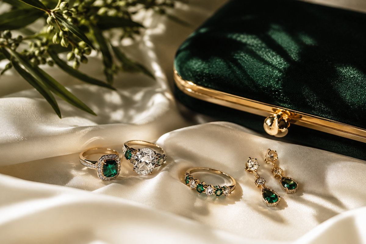 Emerald Jewelry Styling: The Rich Green Shortcut to a Polished Look - Suzy Levian editorial lifestyle cover