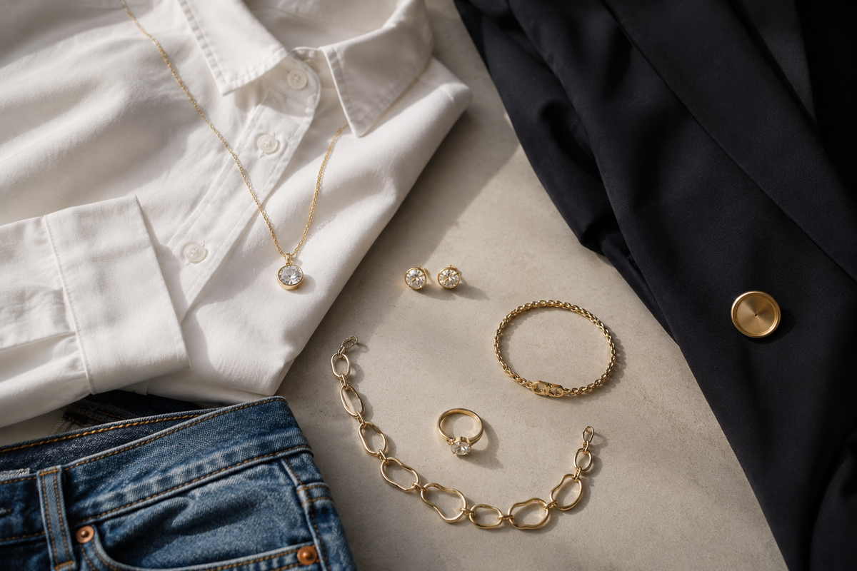 How to Build a Five-Piece Jewelry Capsule Wardrobe - Suzy Levian editorial lifestyle cover