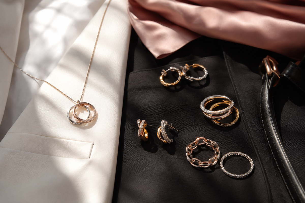 Two-Tone Jewelry: How to Mix Metals With Confidence - Suzy Levian editorial lifestyle cover
