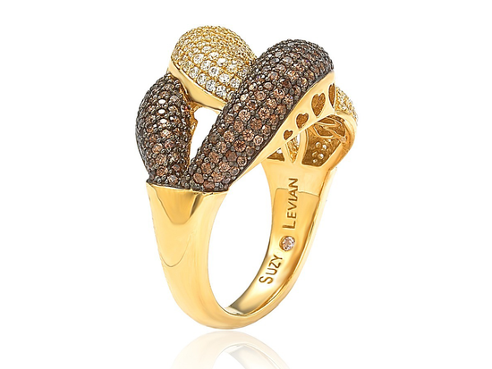 Suzy Levian Ring showing the Suzy Levian Secret Diamond Suzy Levian Jewelry