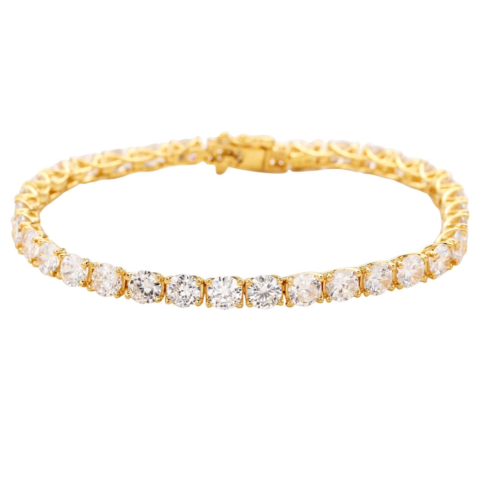 Suzy Levian 15cttw Cubic Zirconia Yellow Sterling Silver inch