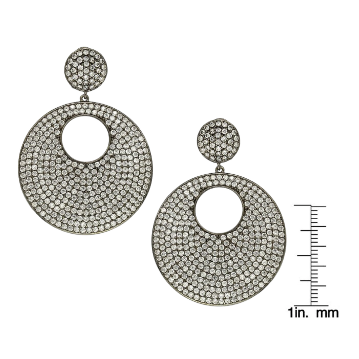 Suzy Levian Sterling Silver Cubic Zirconia Earrings
