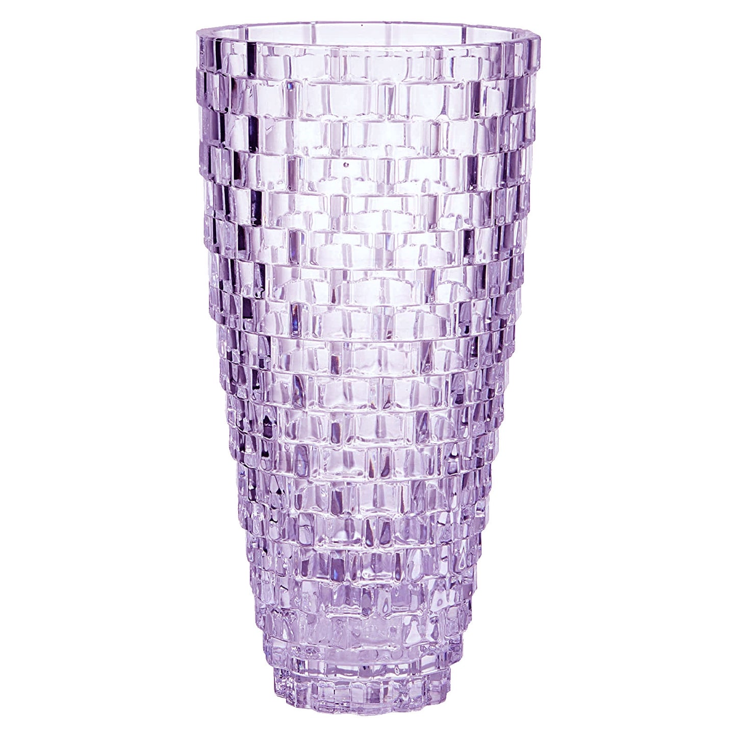 Suzy Levian New York Purple Crystal Weaving Vase