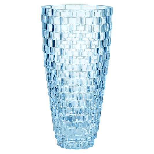 Suzy Levian New York Blue Crystal Weaving Vase