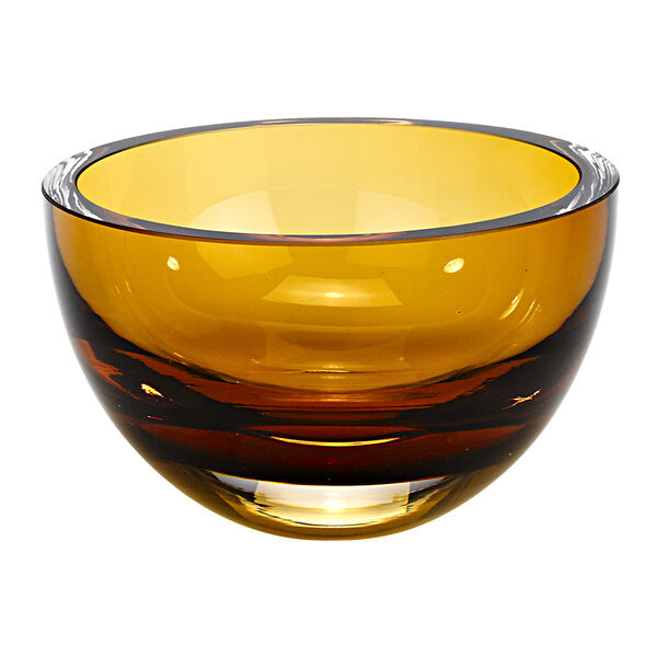 Suzy Levian Brown Crystal Heavy Weight Candy Dish