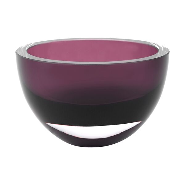 Suzy Levian Purple Crystal Heavy Weight Candy Dish