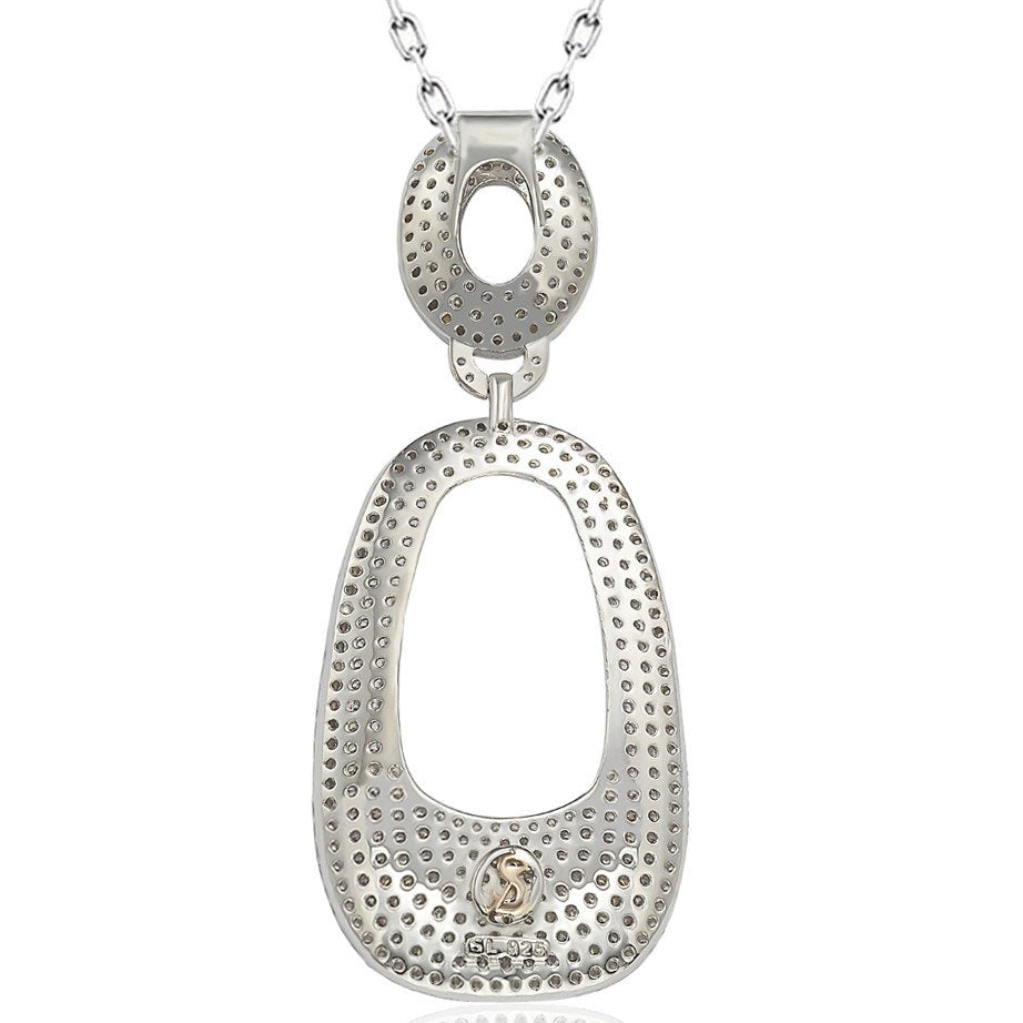 Suzy Levian Sterling Silver Cubic Zirconia Pendant