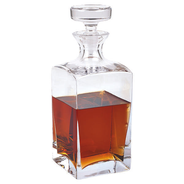 Suzy Levian 34 oz. Scotch or Whiskey Crystal Decanter
