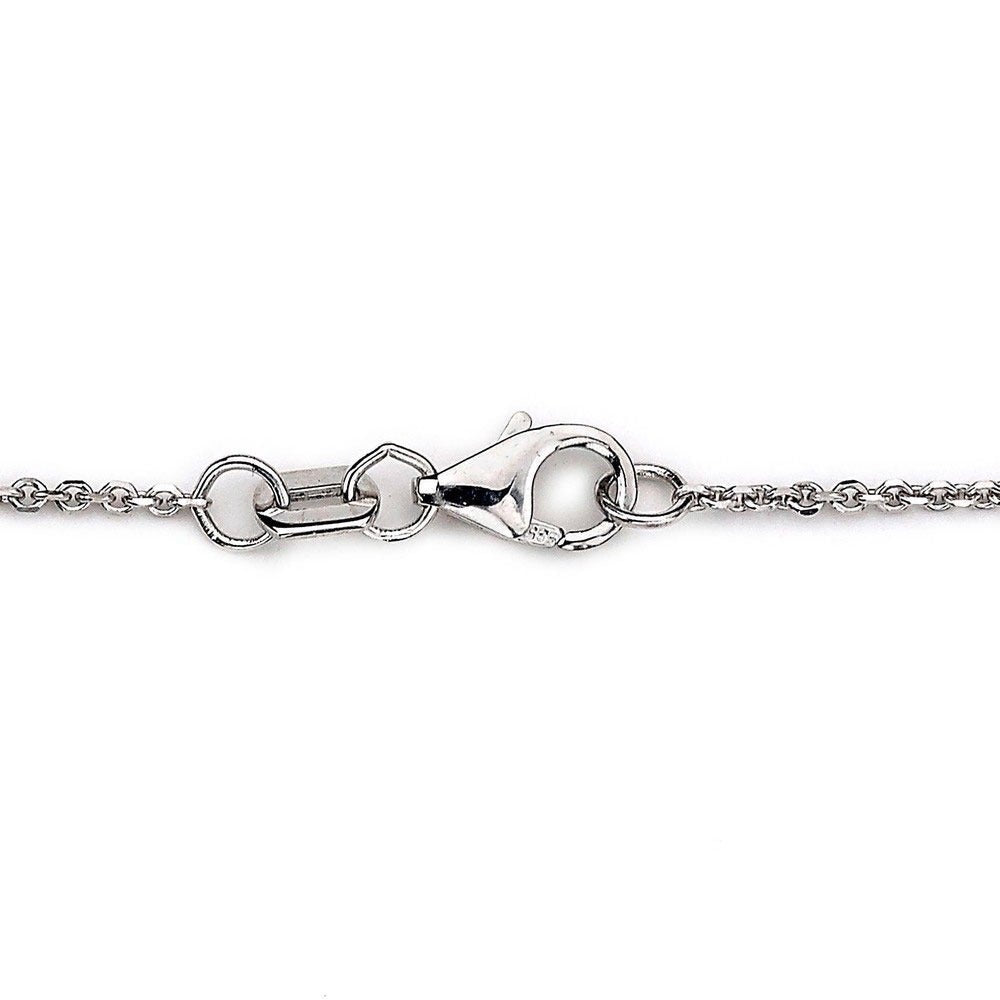 Suzy Levian 14k White Gold 2ct TDW Diamond Circle Pendant