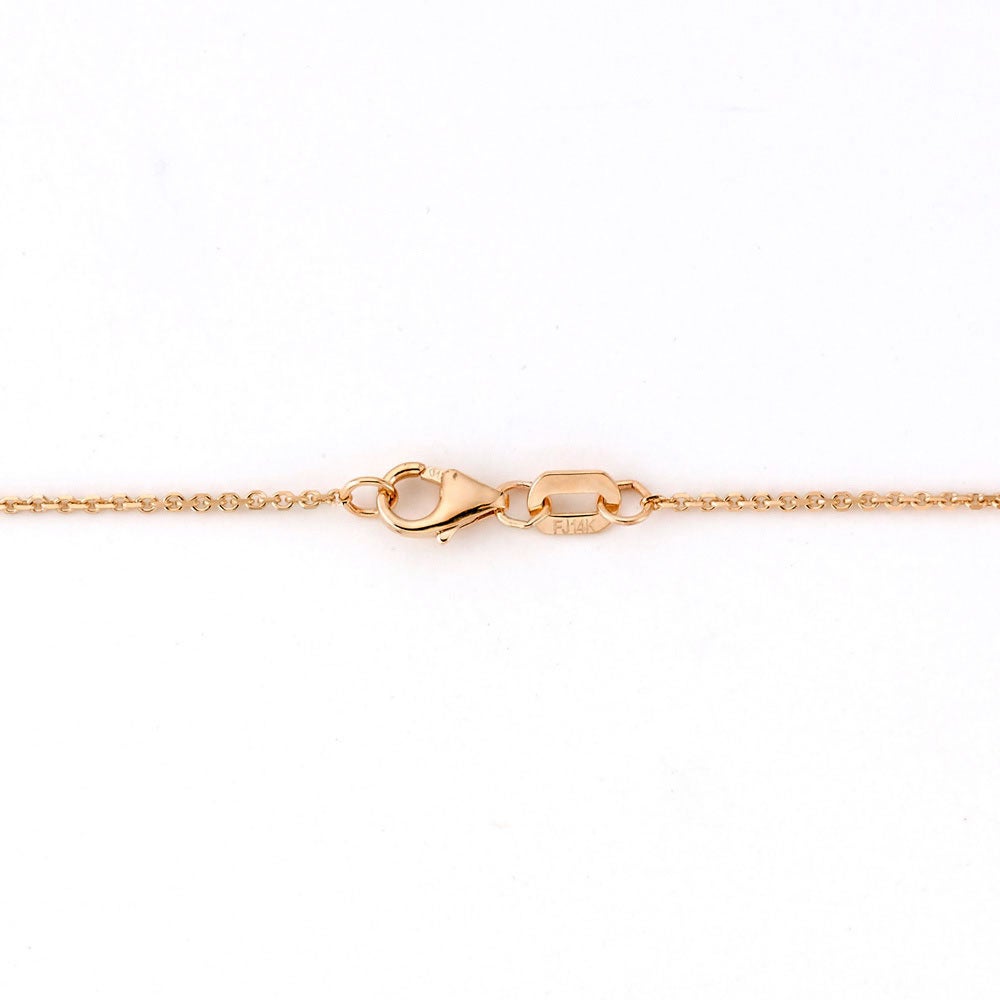 Suzy Levian 14k Rose Gold 7/8ct TDW Diamond Necklace