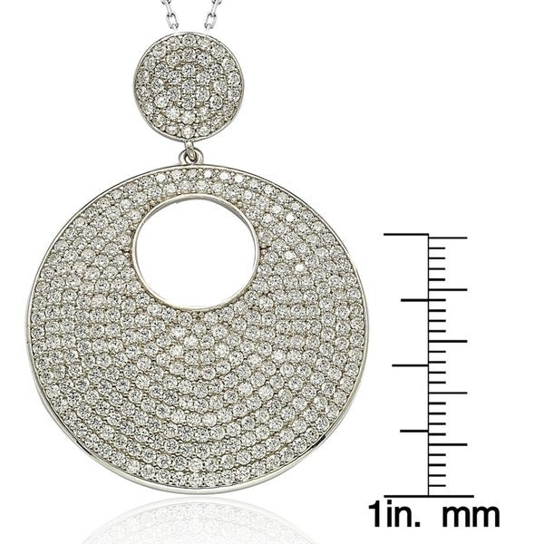 Suzy Levian Sterling Silver Cubic Zirconia Pendant