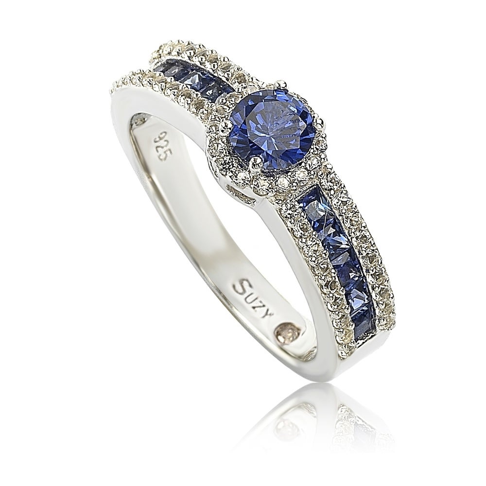 Suzy levian hot sale sapphire ring