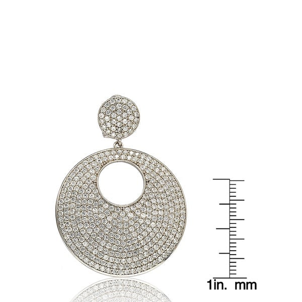 Suzy Levian Sterling Silver Cubic Zirconia Earrings