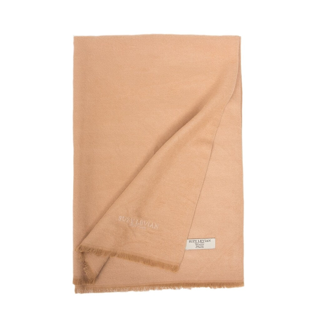 Suzy Levian Women's Classic Camel Soft Scarf