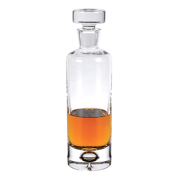 Suzy Levian Crystal Round Decanter 28 oz. 11'' Height