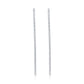 Suzy Levian Sterling Silver Cubic Zirconia White Line Long Dangle Earrings