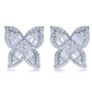 Suzy Levian Sterling Silver & White Cubic Zirconia Multi-Cut Large Butterfly Earrings