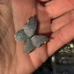 Suzy Levian White Sterling White Cubic Zirconia Butterfly Pendant