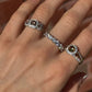 Suzy Levian Bridal Sterling Silver Brown and White Cubic Zirconia Engagement Ring