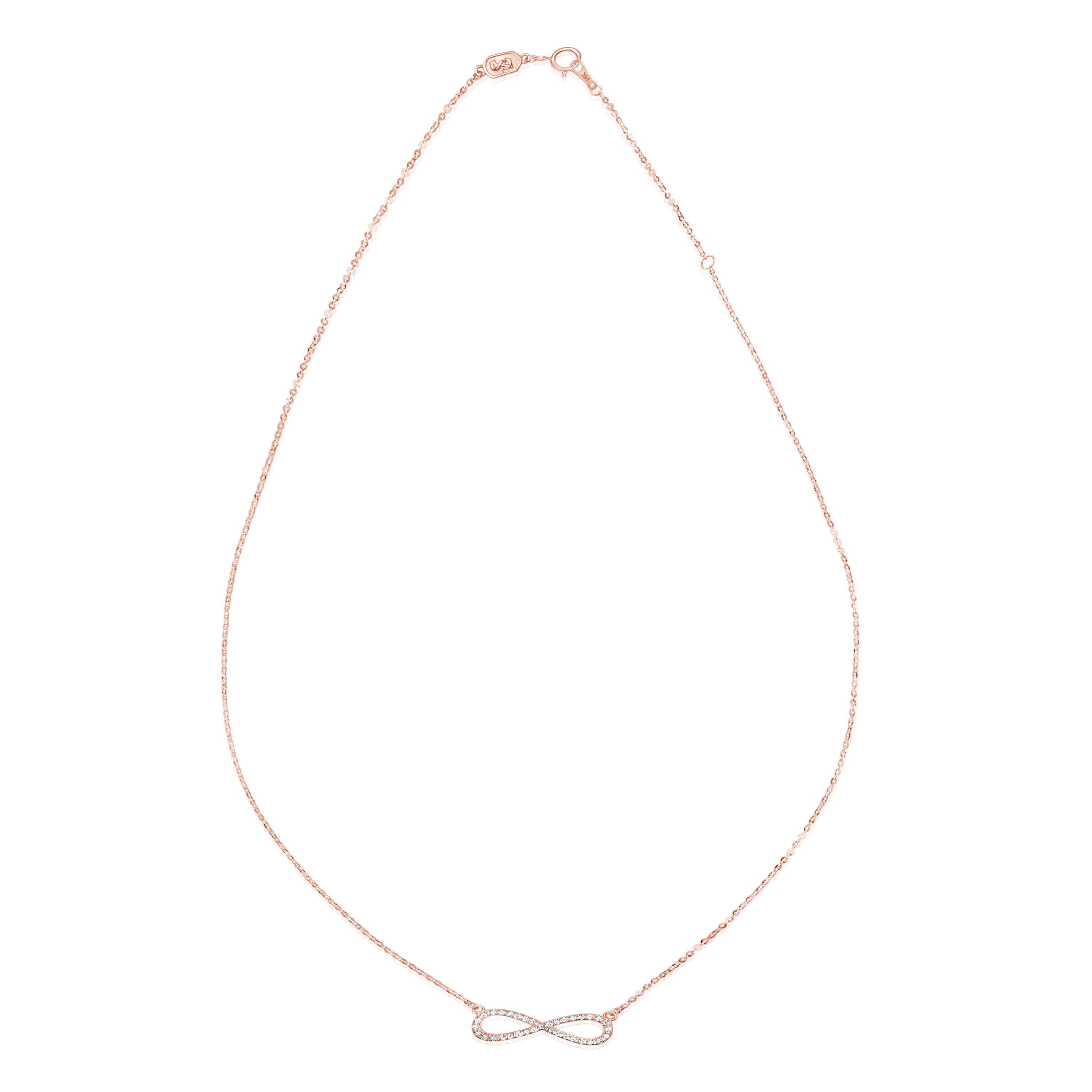 Tiffany infinity necklace hot sale rose gold