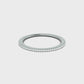 Suzy Levian 14k White Gold & .14 cttw White Diamond Eternity Ring