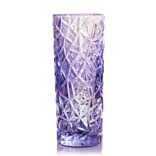 Suzy Levian New York Lavendar Crystal Intrinsic Vase