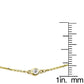 Suzy Levian 14K Yellow Gold 4/5 TDW Bezel Diamond Station Necklace
