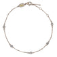 Suzy Levian 0.25 ct TDW 14K White Gold Diamond Station Bracelet
