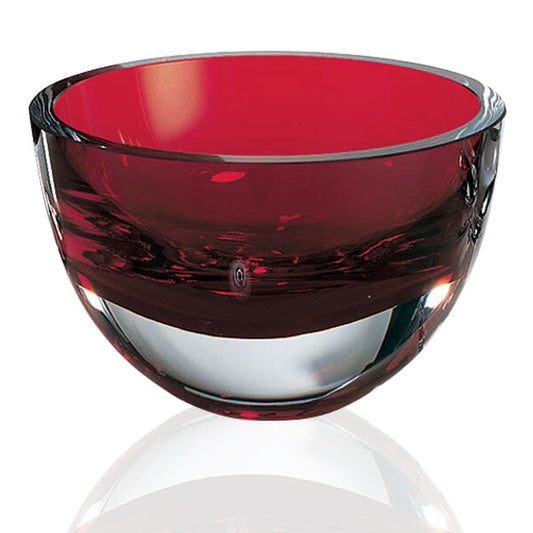 Suzy Levian Red Crystal Heavy Weight Candy Dish