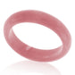 Suzy Levian Italian Hand Carved 6.3ct Natural Pink Coral Gem Eternity Band Ring