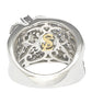 Suzy Levian Sapphire & Diamond Accent Sterling Silver Floral Ring