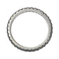Suzy Levian Sterling Silver and Blue Sapphire Eternity Band