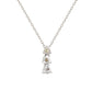 Suzy Levian 14K White Gold 0.33 ct. tw. Diamond Graduating Drop Necklace