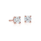 Suzy Levian 14K Rose Gold 0.50 ct. tw. Diamond Stud Earrings