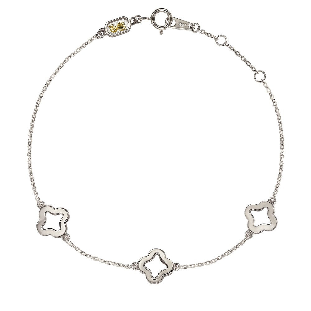 Strung Clover Diamond Bracelet for women under 25K - Candere by Kalyan  Jewellers