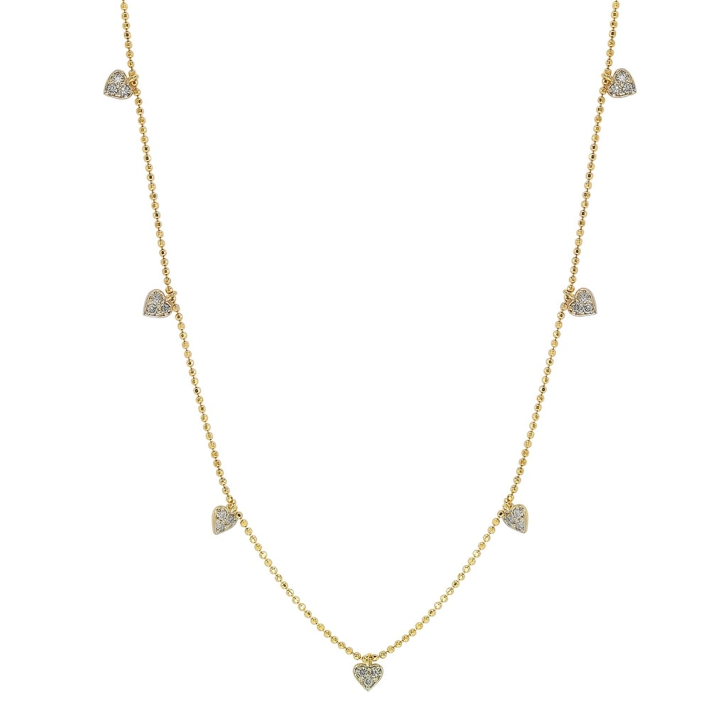 New Chanel heart necklace Golden Metal ref.711790 - Joli Closet