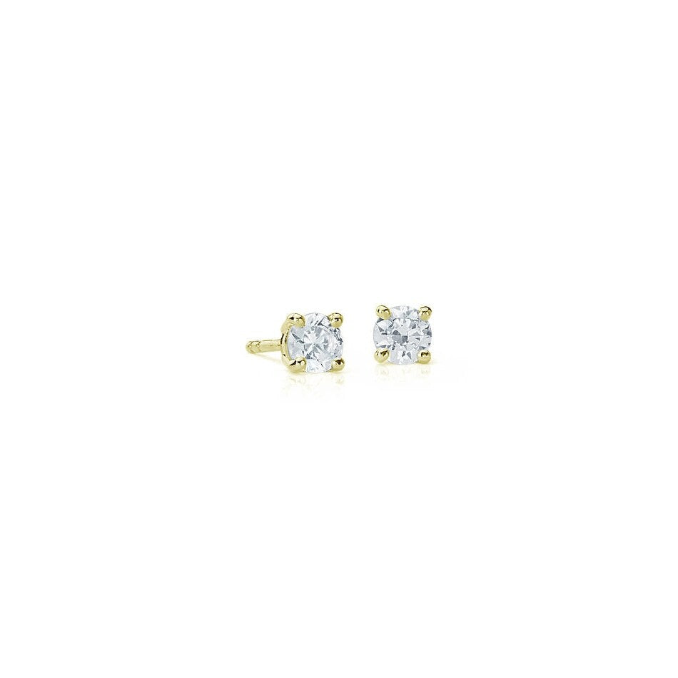 Suzy Levian 14K Yellow Gold 0.20 ct. tw. Diamond Stud Earrings