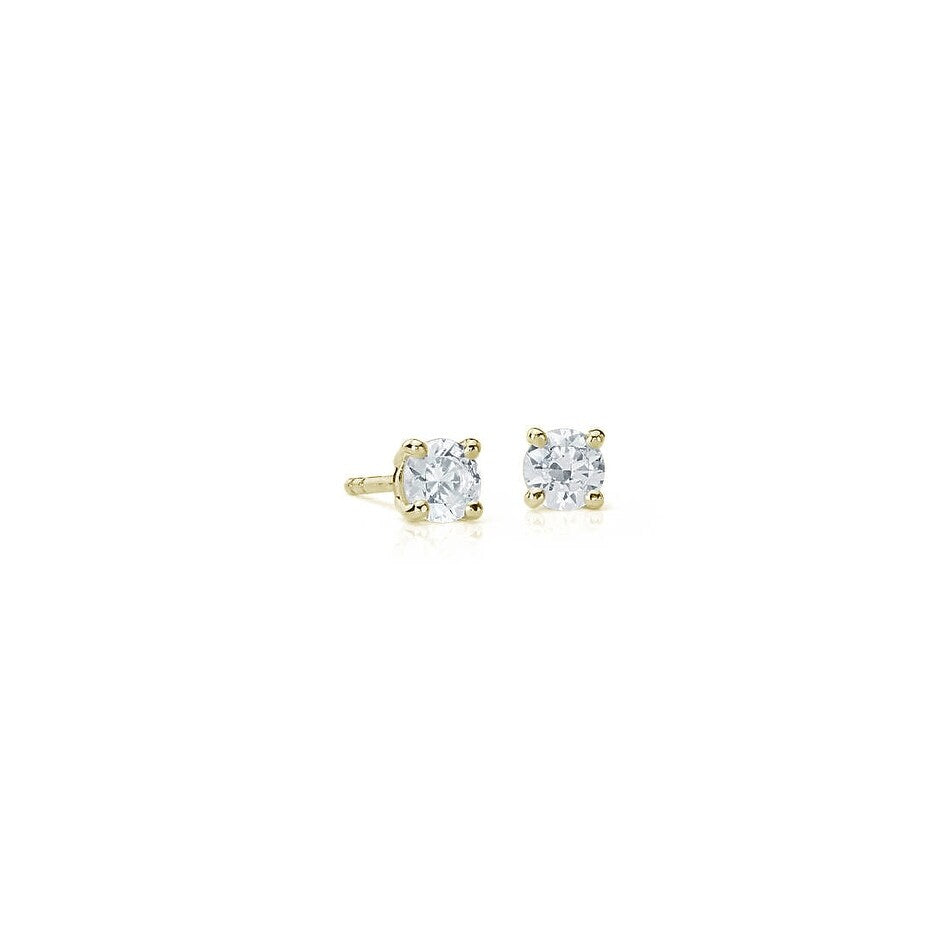Suzy Levian 14K Yellow Gold 0.50 ct. tw. Diamond Stud Earrings