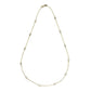 Suzy Levian 14k Yellow Gold 1 4/5ct TDW Bezel Diamond Station Necklace