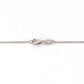 Suzy Levian 14k White Gold 0.15 ct TDW Bezel Diamond Solitaire Necklace