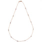Suzy Levian 14k Rose Gold 2 3/5ct TDW Diamond Station Necklace