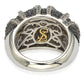 Suzy Levian Sterling Silver Sapphire and Diamond Accent Ring