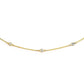 Suzy Levian 14k Yellow Gold 7/8ct TDW Diamond Necklace