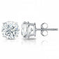 Suzy Levian 14K White Gold Classic Four-prong Diamond Stud Earrings - 2.0 ct