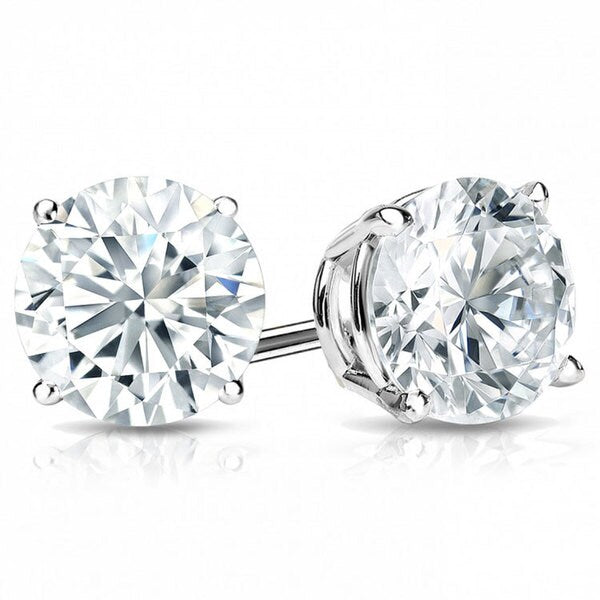 Discover 243+ white gold earrings latest