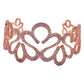 Suzy Levian Cubic Zirconia Rose Sterling Silver Bangle