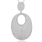 Suzy Levian White Cubic Zirconia Sterling Silver Micro Pave Pendant