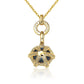 Suzy Levian Cubic Zirconia Sterling Silver Oval Cut Pendant Necklace