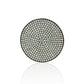 Suzy Levian Cubic Zirconia Sterling Silver Pave Medallion Ring