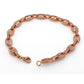 Suzy Levian Pave Cubic Zirconia Rose Sterling Silver Gucci Link 7" Bracelet - Pink
